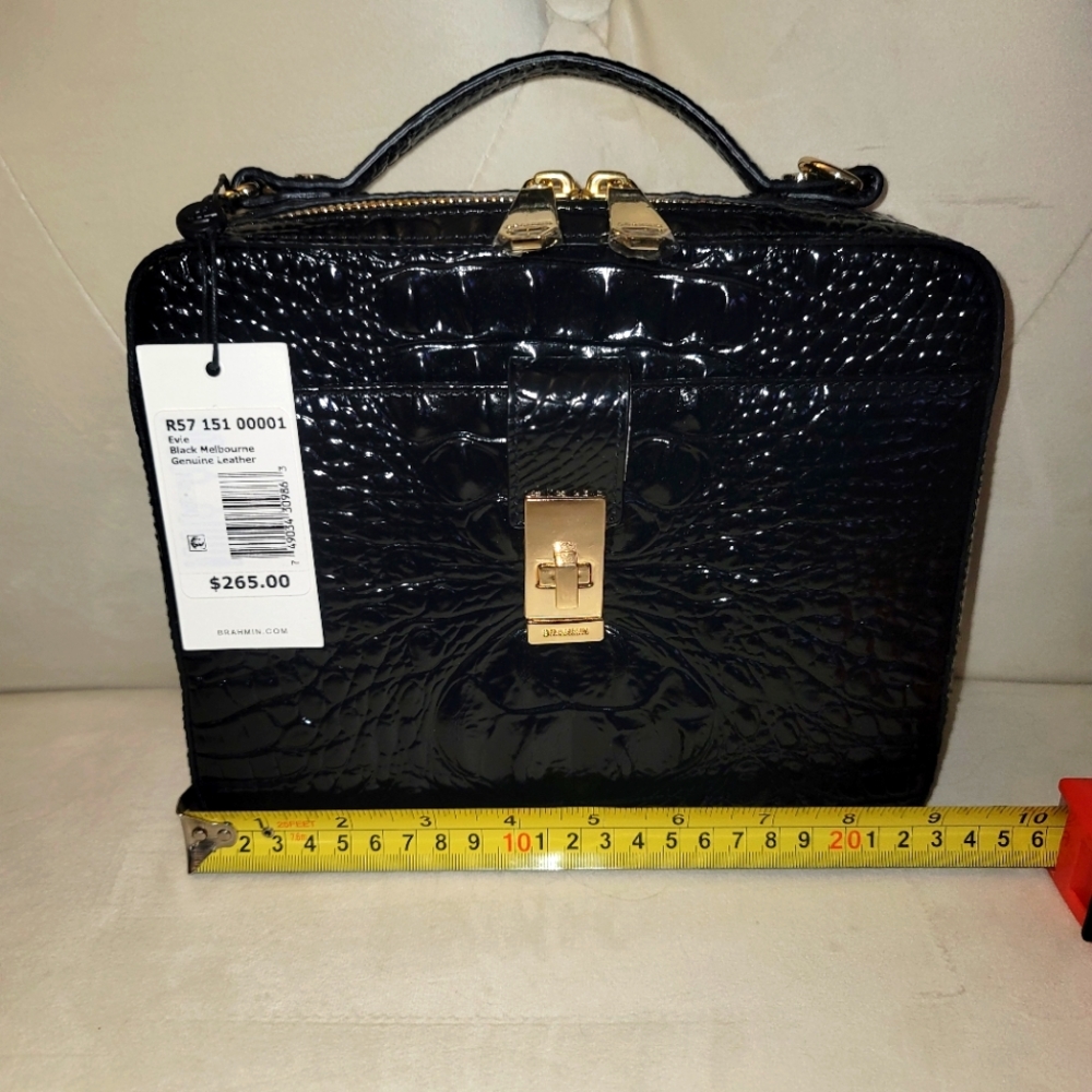 NWT Brahmin Evie in Black Melbourne originally $265, save $70